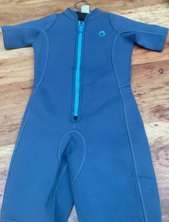 Decathlon Kinder Shorty Neoprenanzug blau Kurzarm Unisex gebraucht