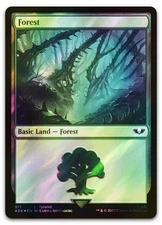 Forest (317) (Surge Foil) #317 (NM) Warhammer 40,000 40K Magic MTG