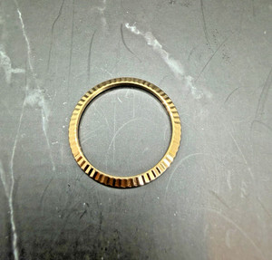 Genuine Rolex Ladies 18K Bezel ID 20mm OD 23.6 mm, 2.55 grams Gold