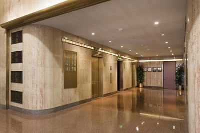 San Francisco California 2014 Appraisers Building elevator lobby interior