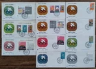 Mexico stamp 1968 olympic sport games 11 covers condition seen combine shipping