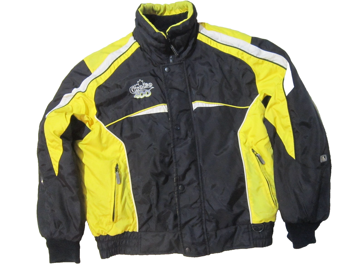 Choko 400 ~Snowmobile Jacket -Yellow/Blk/Wht -Reflective ~Heavy