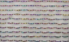 32pcs Wholesale Bulk Lots 2MM Width Multicolor Stainless Steel Womens Rings