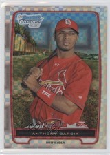 2012 Bowman Chrome Prospects Retail X-Fractor Anthony Garcia #BCP158 1f0