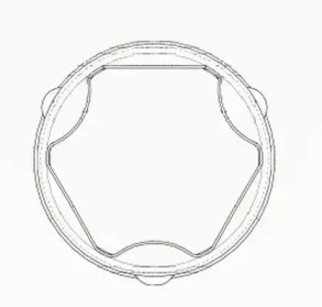25704 ACHSMANSCHETTE ANTRIEBSWELLE SPIDAN 2PCS FÜR RENAULT MEGANE III,FLUENCE - Bild 3 von 6