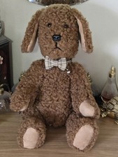 NEW !Handmade Dog MILO By Tedward Bears  Luxury Soft haired Dog fully Jointed