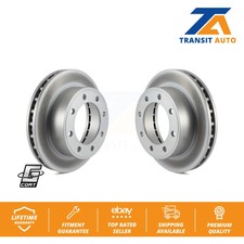 Front Coat Disc Brake Rotor Pair For Ford F-350 Super Duty F-250 Excursion F-550