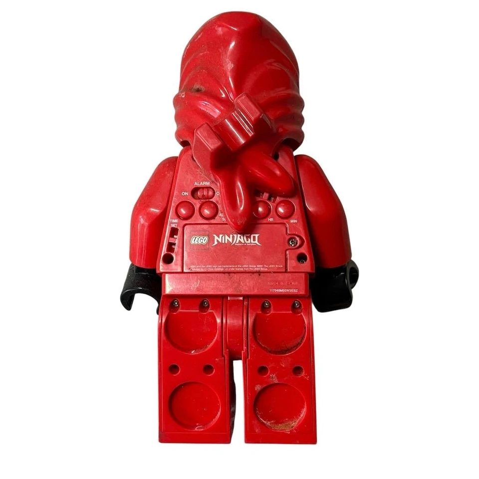 LEGO Ninjago Kai Red Ninja 9" Reloj Despertador para Niños 4-7 Foto 2 de 2