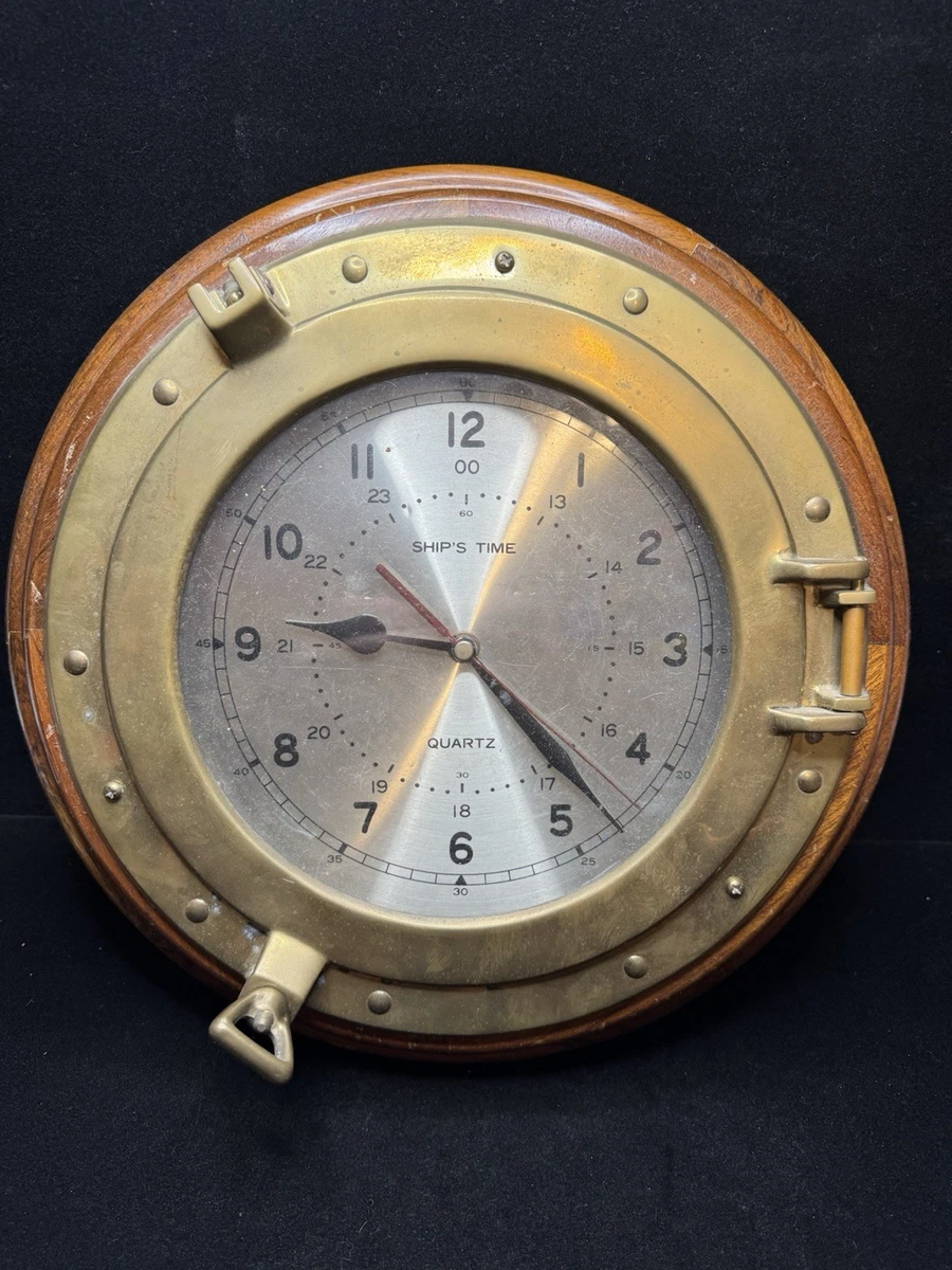 Vintage Nautical Clock In Antique Maritime Clocks for sale | eBay