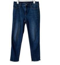 Chico's So Slimming Girlfriend Slim Leg Ankle Jeans size 8  Chico's 1 