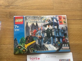 Lego 8780 Citadel of Orlan w/Manual + Cards, 9 Pieces Missing Excellent