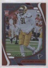 2021 Panini Absolute Rookies Red Adetokunbo Ogundeji #155 1e7