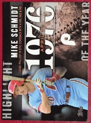 2015 Topps - Highlight of the Year Mike Schmidt #H-19