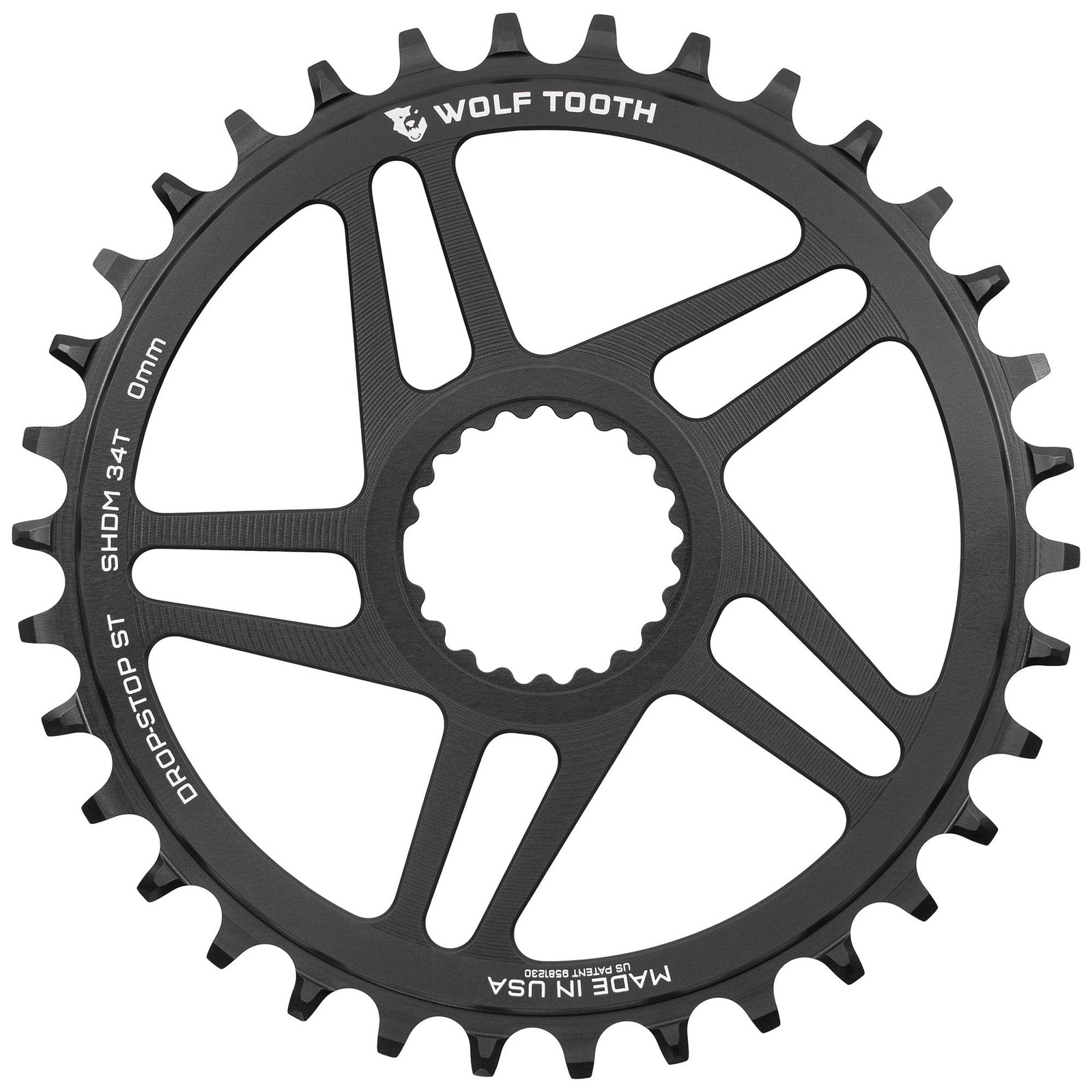 Wolf Tooth Drop-Stop ST 38T Direct Mount Chainring for XTR XT SLX Aluminum 17390₽