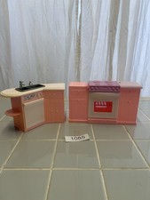 Barbie Doll 2 Pc Kitchen Set Vintage  1085 