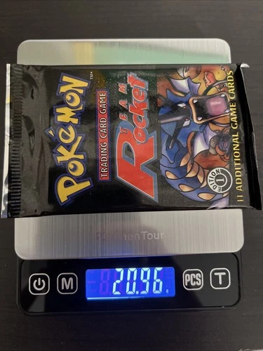 1st Edition Team Rocket Booster Pack 20.96 Grams (Potential Heavy)
