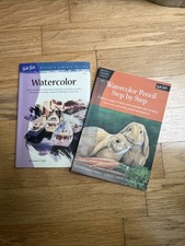 Watercolor / Pencils Walter Foster Artist's Library Lot Of 2 Paperbacks