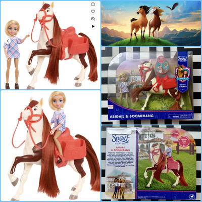 Netflix Dreamworks Abigail & Boomerang Spirit Riding Academy HARD TO FIND! NEW!
