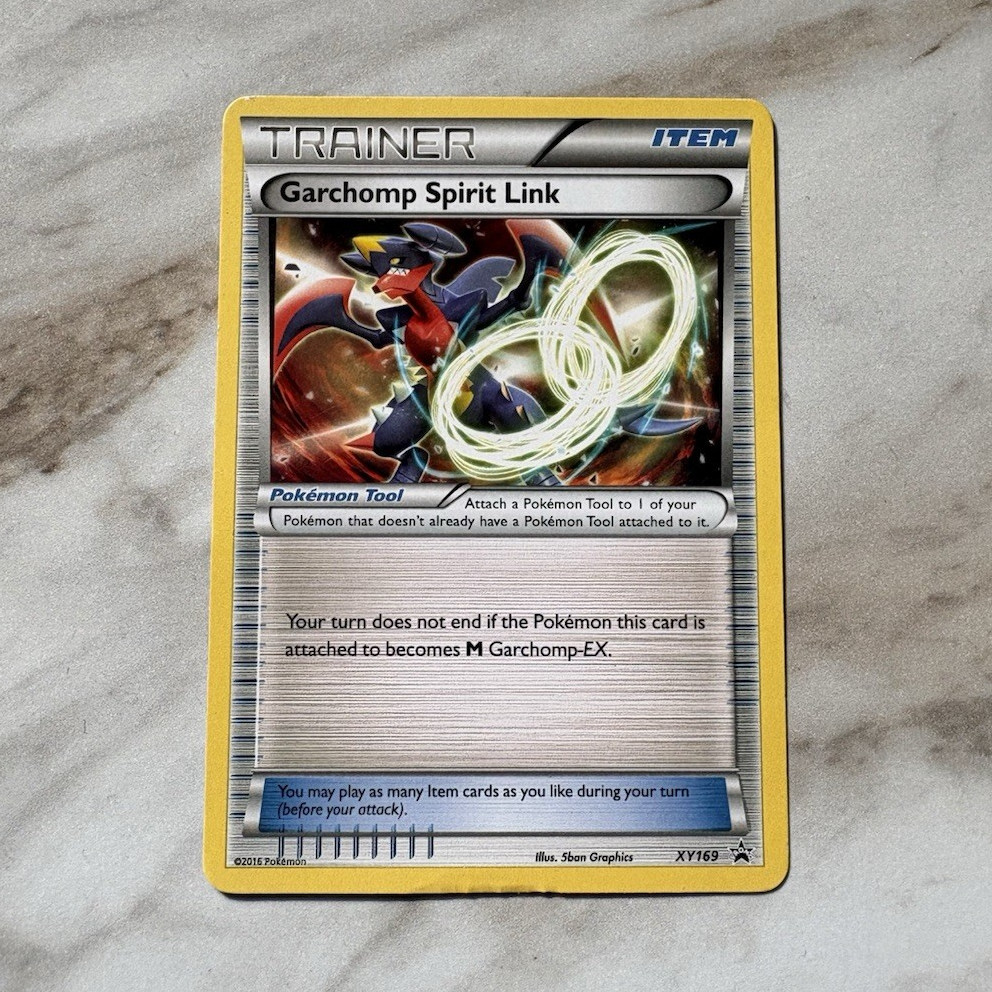 Pokmon Garchomp Spirit Link Trainer Card XY Promo Regular XY169 English