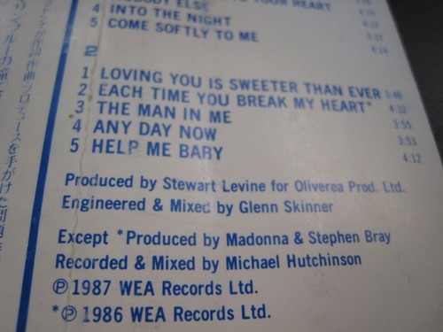 Nick Kamen Each Time You Break My Heart Japan Promo only Cassette Tape Madonna - Picture 2 of 5