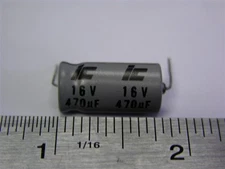 30 Illinois Capacitor Type TTAA 470uF 16V Electrolytic Capacitors  