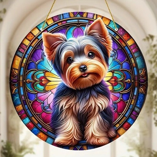 Suncatcher Stained Glass Light Catcher Window Picture Beautiful Lighting Effects 15cm - Picture 11 of 54