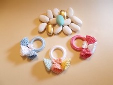 BOMBONIERA CAMPANELLA UNCINETTO BATTESIMO NASCITA OGNI RICORRENZA