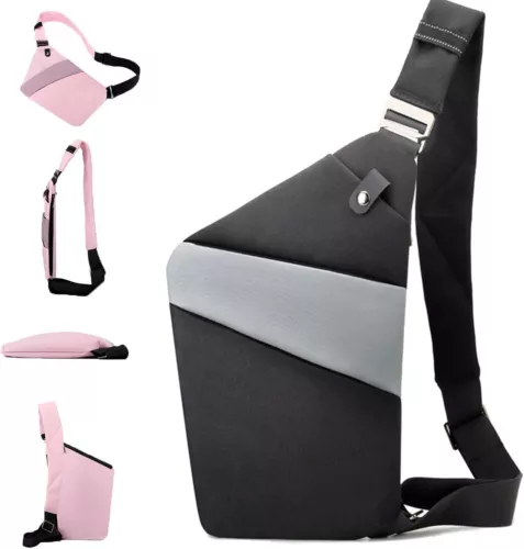 Simplify Living Cross Body Bag for Women Men, Anti Theft Crossbody Travel Bags - Picture 4 of 38