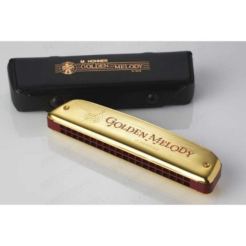 ARMONICA A BOCCA GOLDEN MELODY TREMOLO HONHER