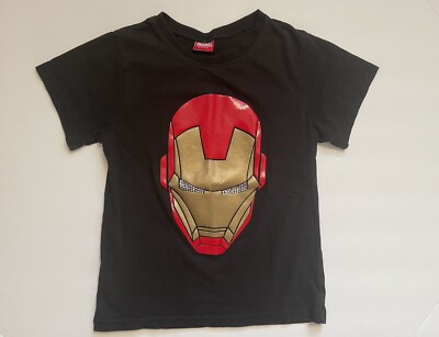 Iron Man Marvel Girls' T-Shirt Youth XS Measures Length 18” Width 14” Bling  Eyes