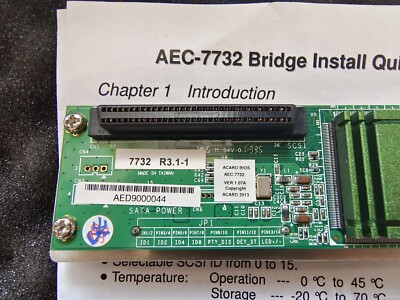 SATA SCSI アダプタ 1 scsi to sata adapter | Newegg.com