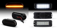 SET 2X LED Seitenblinker Und Kennzeichenbeleuchtung E-Zulassung Passend FüR VW L