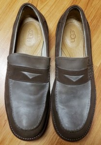 ugg leather loafers