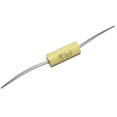 [5pcs] MKT1813 3.3uF 10% 100V MKT Axial Capacitor