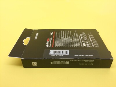 SAMSUNG 990 PRO M.2 2280 1TB PCIe 4.0 NVMe V-NAND SSD MZ-V9P1T0B