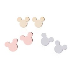 Stainless Steel Stud Post Piercing Earrings Cute Kids Disney Mickey Mouse