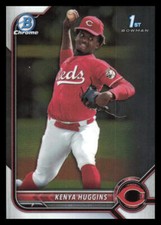 2022 Bowman Chrome Draft Kenya Huggins #BDC-140 Cincinnati Reds
