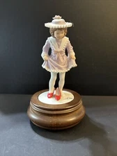 Willitts Galleries 1987 Donald Zolan Music Box Schubert's Lullaby Glass Dome 