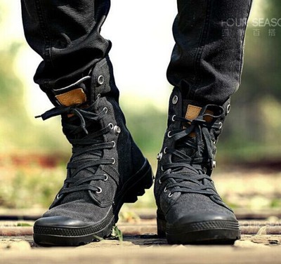 sneaker combat boots