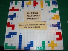 Blokus Game Individual Replacement Pieces  Mattel 2013 2016 2019 White board