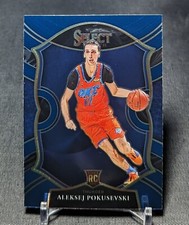 Aleksej Pokusevski Rookie RC 2020-21 SELECT NBA Card #77 Oklahoma City Thunder