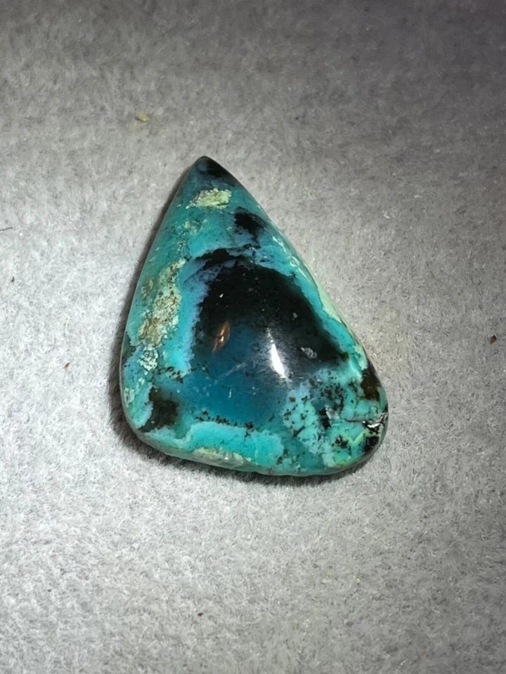 Turquesa con Palamea gema sílice 23,5 cts cabujón rara gema del norte de Indonesia si Foto 3 de 4