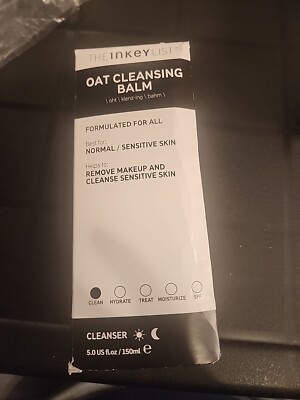 The INKEY List Oat Cleansing Balm, 5 Oz, SEALED