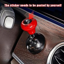 Car Interior Metal One-Button Starter Rocker Ball Button Cover Decor Accessories