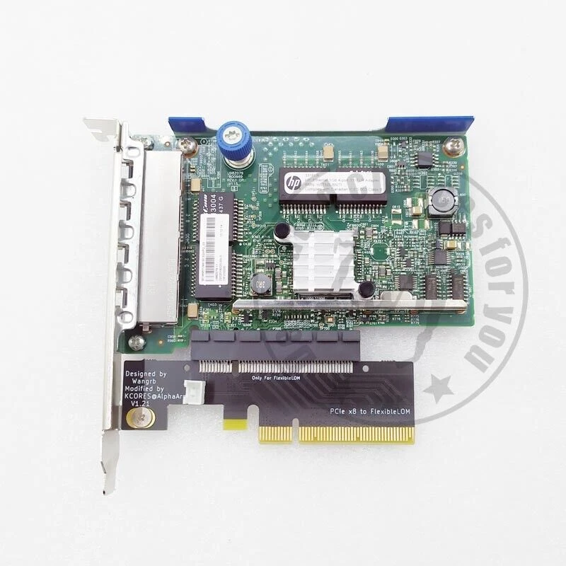 1X 331FLR 366 530 544 561 FLR CX3 ALOM PCIE X8 to FlexibleLOM Quad GbE Ethernet - Image 4 of 4