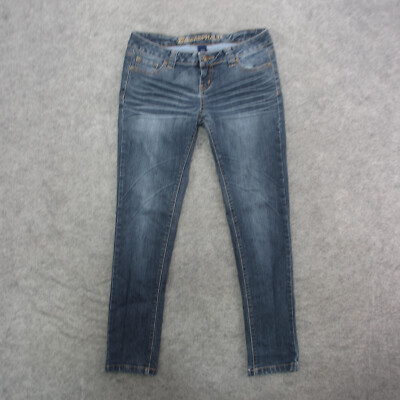 Blue Asphalt Jeans Women's 6/7 Blue Dark Wash Skinny Jeans