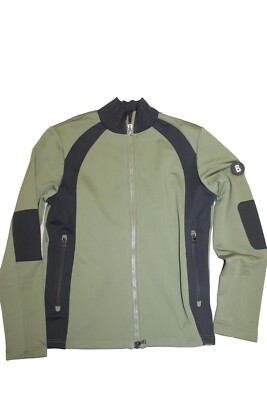 Bogner Men's Sports Ski Jacket Midlayer Keno Sweater Green Black Size S