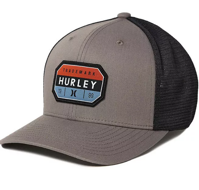 Hurley black cheap trucker hat