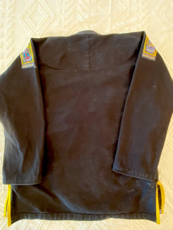 Top Uniforme Jui Jitsu Marca Meerkatsu 93 Talla A1 Negro Artes Marciales Karate Foto 2 de 4