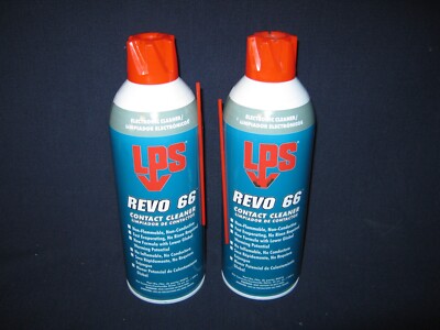 TWO {2} LPS REVO 66 ELECTRONIC 12 OZ CONTACT CLEANER #04416-FREE SHIP-BIN 8